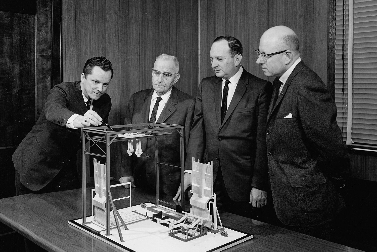 Harry G. Garland and management team of Anchor Steel and Conveyor (1966).jpg